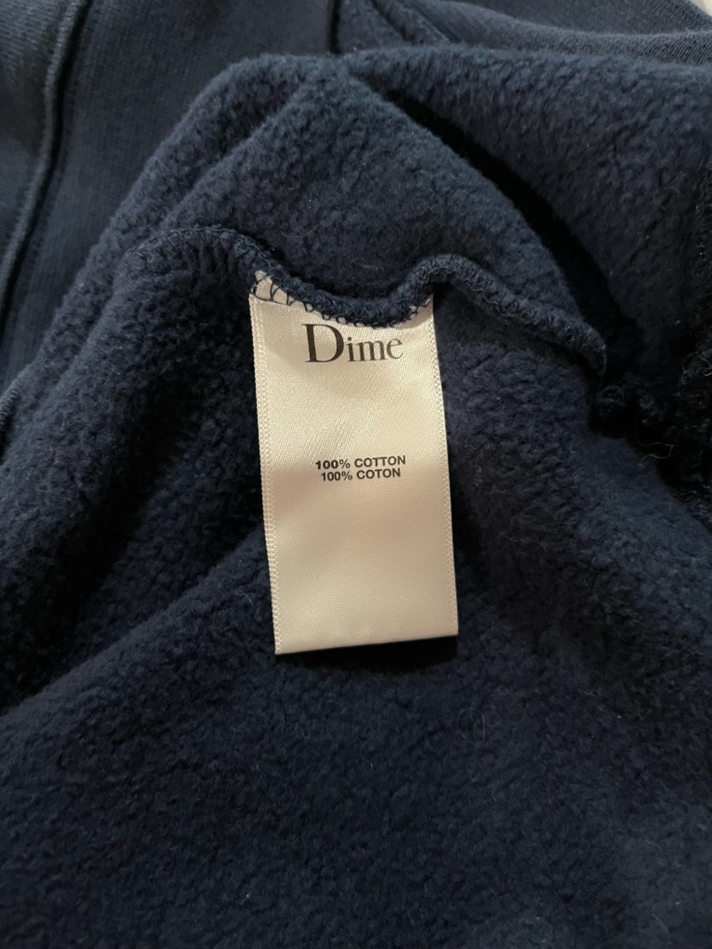 Dime Men's Crewneck Sweater in Navy - XXL - Picture 8 of 9